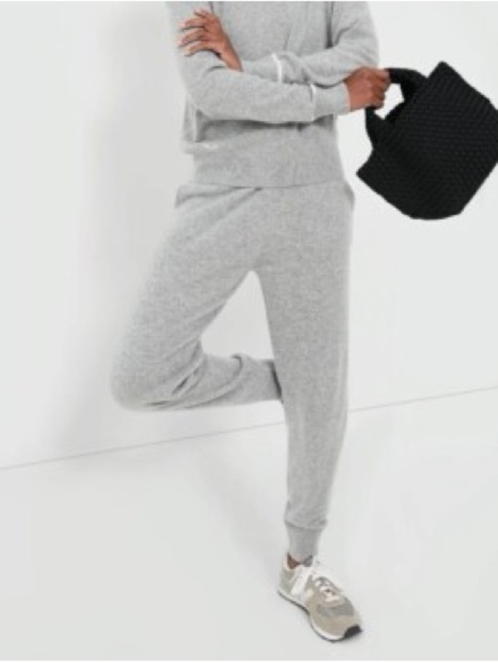 RLX Ralph Lauren Gray Cashmere Joggers • Knit Lounge Pants • Small
